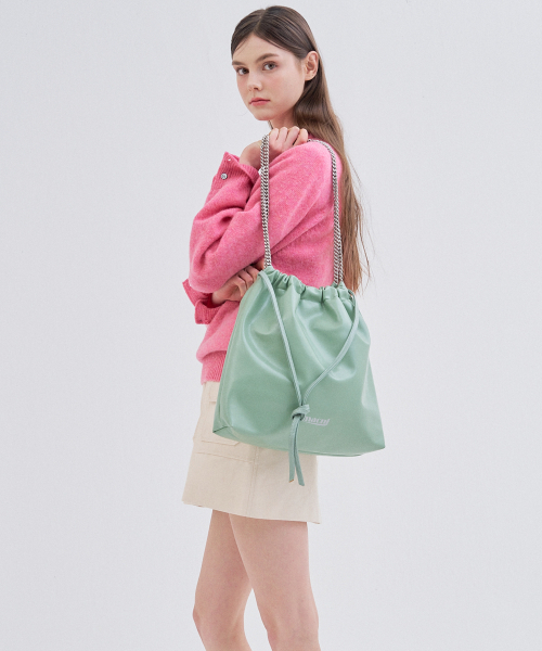 MACNI(マクニ)の「CHAIN STRING BAG_MINT(ショルダーバッグ・レディース・その他・FREE)」の1枚目の写真