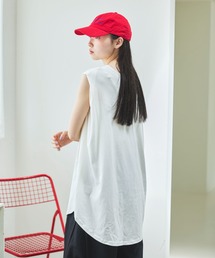 ショルダータックノースリTee