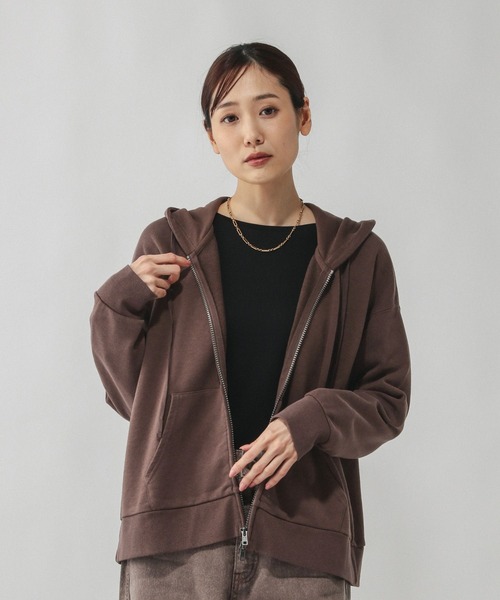 GLOBAL WORK（グローバルワーク）の「アソートスウェットZIPパーカー/633992（パーカー・レディース・ブラック系その他/杢グレー/ホワイト系8/ブラウン系その他・MEDIUM/LARGE）」の14枚目の写真