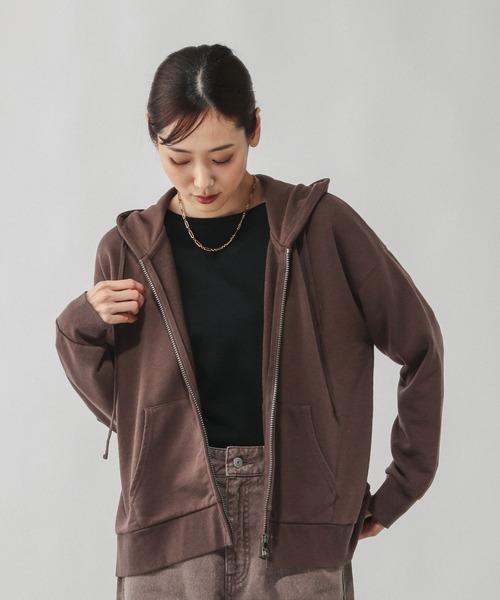 GLOBAL WORK（グローバルワーク）の「アソートスウェットZIPパーカー/633992（パーカー・レディース・ブラック系その他/杢グレー/ホワイト系8/ブラウン系その他・MEDIUM/LARGE）」の15枚目の写真