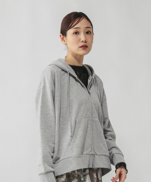 GLOBAL WORK（グローバルワーク）の「アソートスウェットZIPパーカー/633992（パーカー・レディース・ブラック系その他/杢グレー/ホワイト系8/ブラウン系その他・MEDIUM/LARGE）」の9枚目の写真