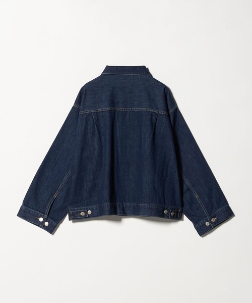ASTRAET(アストラット)の「<LANCER>DENIM SHORT ジャケット(デニムジャケット・レディース・ライトブルー/ネイビー・M)」の3枚目の写真