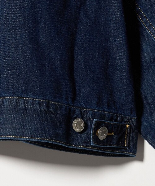 ASTRAET(アストラット)の「<LANCER>DENIM SHORT ジャケット(デニムジャケット・レディース・ライトブルー/ネイビー・M)」の6枚目の写真