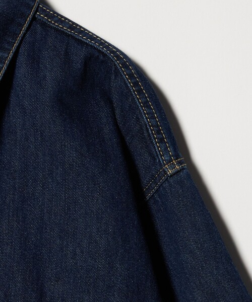 ASTRAET(アストラット)の「<LANCER>DENIM SHORT ジャケット(デニムジャケット・レディース・ライトブルー/ネイビー・M)」の8枚目の写真