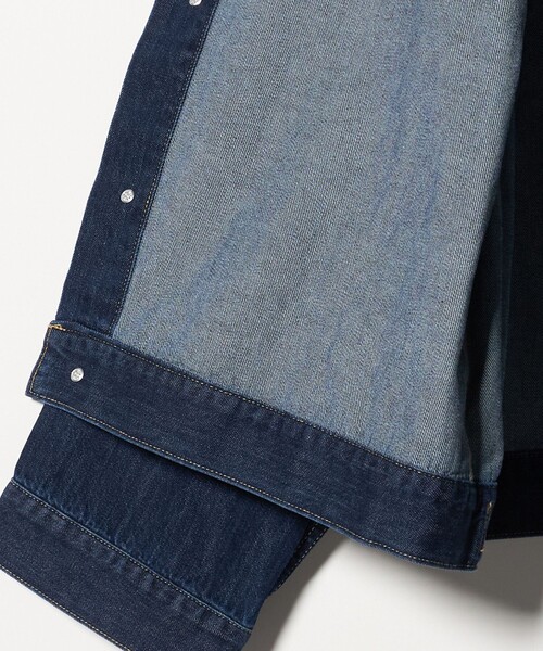 ASTRAET(アストラット)の「<LANCER>DENIM SHORT ジャケット(デニムジャケット・レディース・ライトブルー/ネイビー・M)」の9枚目の写真