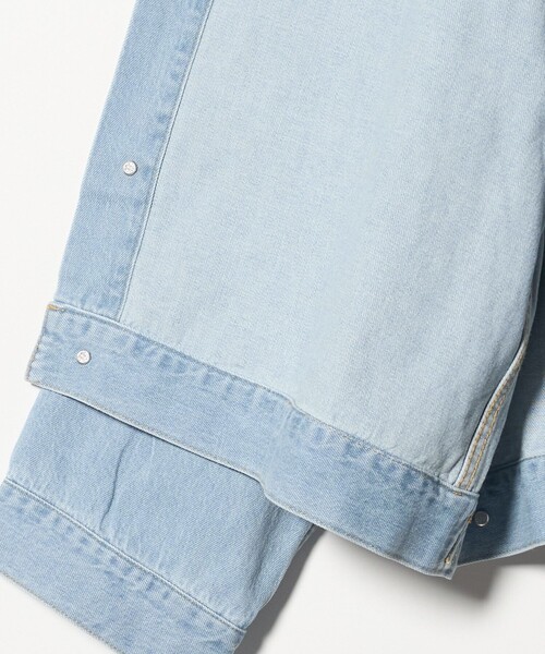 ASTRAET(アストラット)の「<LANCER>DENIM SHORT ジャケット(デニムジャケット・レディース・ライトブルー/ネイビー・M)」の14枚目の写真
