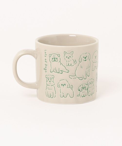 SiNCERE(シンシア)の「アニマルマグ Animal Mug まみれ マグ ネコ イヌ アニマル(グラス/マグカップ/タンブラー・レディース・イエロー/グレー・ONE SIZE)」の6枚目の写真