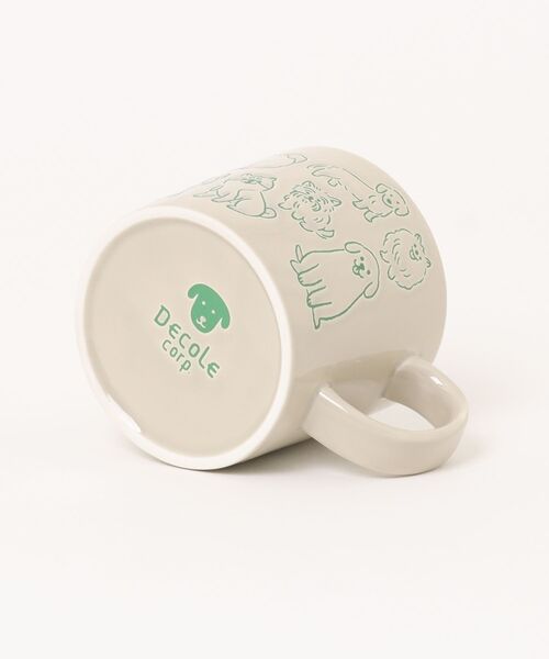 SiNCERE(シンシア)の「アニマルマグ Animal Mug まみれ マグ ネコ イヌ アニマル(グラス/マグカップ/タンブラー・レディース・イエロー/グレー・ONE SIZE)」の5枚目の写真