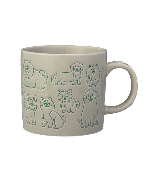SiNCERE(シンシア)の「アニマルマグ Animal Mug まみれ マグ ネコ イヌ アニマル(グラス/マグカップ/タンブラー・レディース・イエロー/グレー・ONE SIZE)」の8枚目の写真
