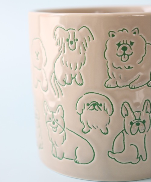 SiNCERE(シンシア)の「アニマルマグ Animal Mug まみれ マグ ネコ イヌ アニマル(グラス/マグカップ/タンブラー・レディース・イエロー/グレー・ONE SIZE)」の16枚目の写真