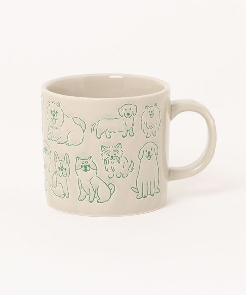 SiNCERE(シンシア)の「アニマルマグ Animal Mug まみれ マグ ネコ イヌ アニマル(グラス/マグカップ/タンブラー・レディース・イエロー/グレー・ONE SIZE)」の11枚目の写真