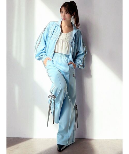 RESEXXY（リゼクシー）の「【FILA】サイドラインリボンパンツ（その他パンツ・レディース・ブルー/ピンク・FREE）」の18枚目の写真