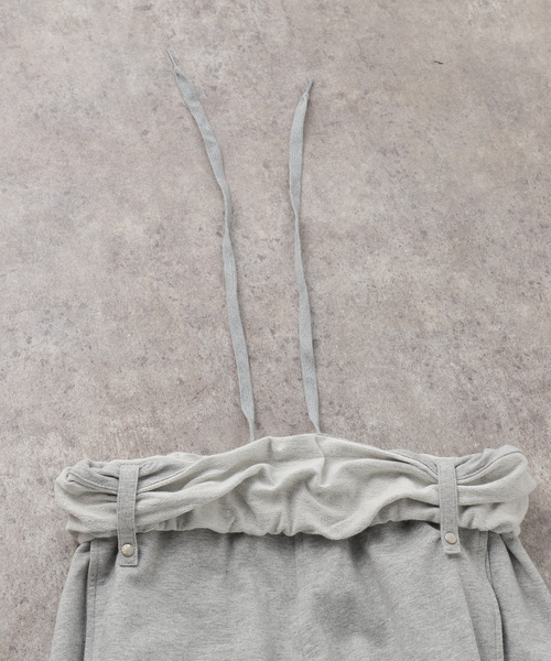 OPEN Yy(オープンワイワイ)の「【Geek Office / ギークオフィス】OPEN YY / ROLLED WAIST SWEAT CARGO PANTS(カーゴパンツ・レディース・チャコールグレー・SMALL)」の12枚目の写真