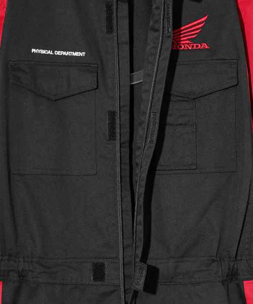 PHYPS MOTORCYCLE(フィップスモーターサイクル)の「Motorcycle Long sleeve Overall Red(つなぎ/オールインワン・メンズ・その他・SMALL/MEDIUM/LARGE)」の9枚目の写真