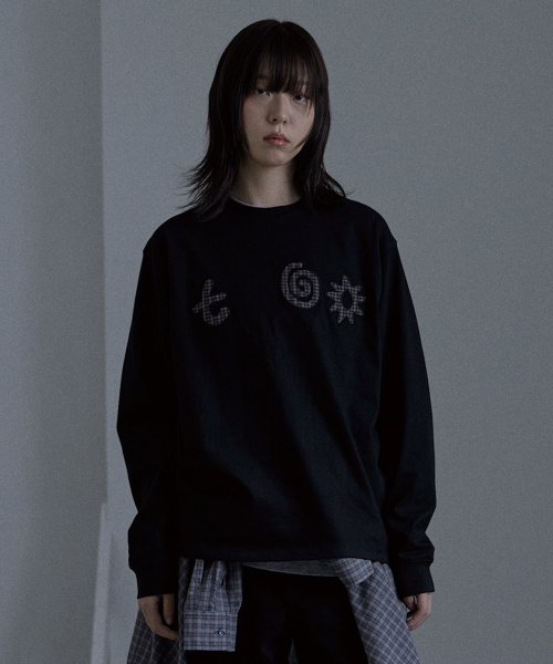 TONY LAWRENCE(トニーローレンス)の「アプリケパッチロングスリーブブラック(Tシャツ/カットソー・レディース・その他・LARGE/MEDIUM/SMALL)」の1枚目の写真