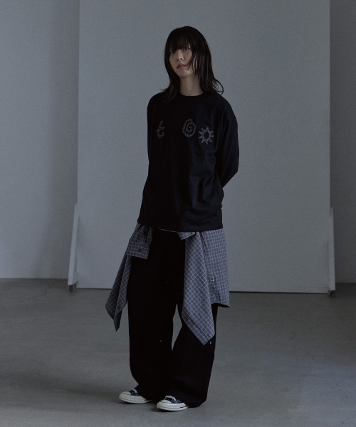 TONY LAWRENCE(トニーローレンス)の「アプリケパッチロングスリーブブラック(Tシャツ/カットソー・レディース・その他・LARGE/MEDIUM/SMALL)」の3枚目の写真
