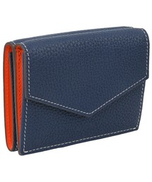 attiree（アティレー）の「バイカラー 三つ折りミニ財布 本革 トゴレザー（財布）」