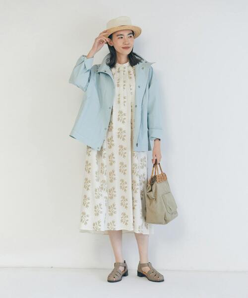 LOISIR（ロワズィール）の「オリジナル柄刺繍ワンピース（ワンピース・レディース・キナリ/ブラック系その他・FREE）」の6枚目の写真