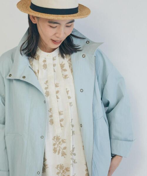 LOISIR（ロワズィール）の「オリジナル柄刺繍ワンピース（ワンピース・レディース・キナリ/ブラック系その他・FREE）」の8枚目の写真