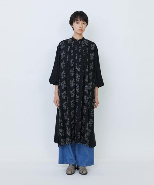 LOISIR（ロワズィール）の「オリジナル柄刺繍ワンピース（ワンピース・レディース・キナリ/ブラック系その他・FREE）」の12枚目の写真