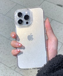 THE MILES（ザ マイルズ）の「"01"≪iPhone17/iPhone17Pro 対応≫動かすとラメがキラキラ クリア iPhoneケース（スマホケース/カバー）」
