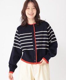 studio CLIP | 12ゲージボーダーレイヤーカーディガン(カーディガン/ボレロ)