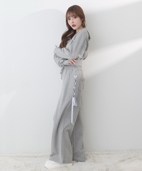 セーラーカラーロゴスウェット【セットアップボトムあり】（パーカー