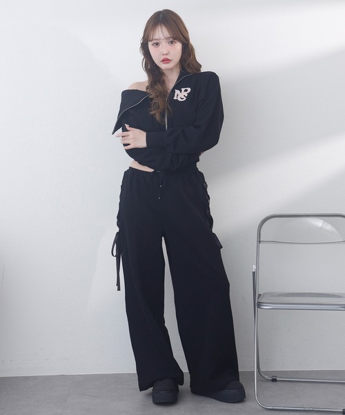 セーラーカラーロゴスウェット【セットアップボトムあり】（パーカー