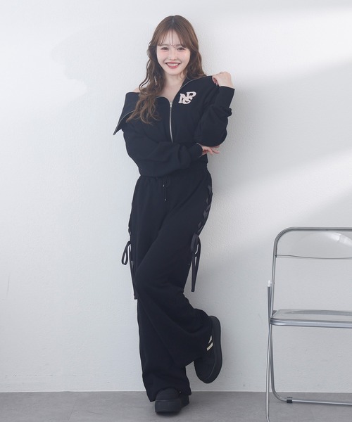 セーラーカラーロゴスウェット【セットアップボトムあり】（パーカー