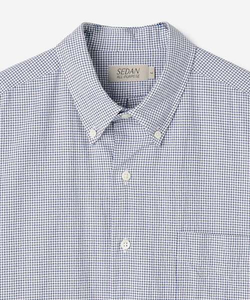 SEDAN ALL-PURPOSE（セダンオールパーパス）の「SEDAN ALL-PURPOSE | ライトオックスフォード ボタンダウンボックスシャツ MEN（シャツ/ブラウス・メンズ・ブルー系その他5/ブルー系その他・M/L/XL）」の5枚目の写真