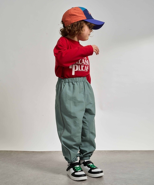 b・ROOM(ビールーム)の「ロゴ刺しゅうキャップ(キャップ・キッズ・ブラック/アイボリー・F)」の8枚目の写真