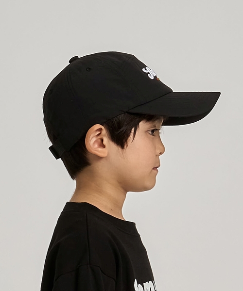 b・ROOM(ビールーム)の「ロゴ刺しゅうキャップ(キャップ・キッズ・ブラック/アイボリー・F)」の12枚目の写真