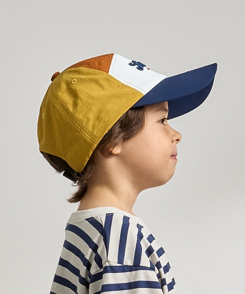 b・ROOM(ビールーム)の「ロゴ刺しゅうキャップ(キャップ・キッズ・ブラック/アイボリー・F)」の16枚目の写真