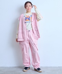 MARKEY'S（マーキーズ）の「ヘリンボンツイルミリタリーパンツ/おとな（カーゴパンツ）」