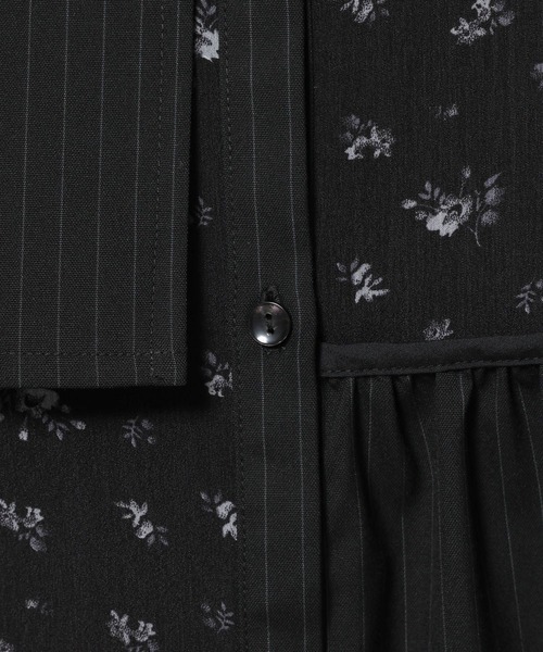 HARE（ハレ）の「パッチワークアソートガラシャツ(HARE)（シャツ/ブラウス・レディース・ライトブルー/ブラック・FREE）」の16枚目の写真