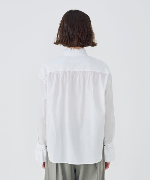 コットン フリルシャツ（シャツ/ブラウス）｜GALERIE VIE（ギャルリー