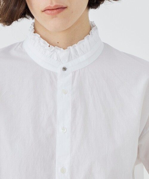 コットン フリルシャツ（シャツ/ブラウス）｜GALERIE VIE（ギャルリー