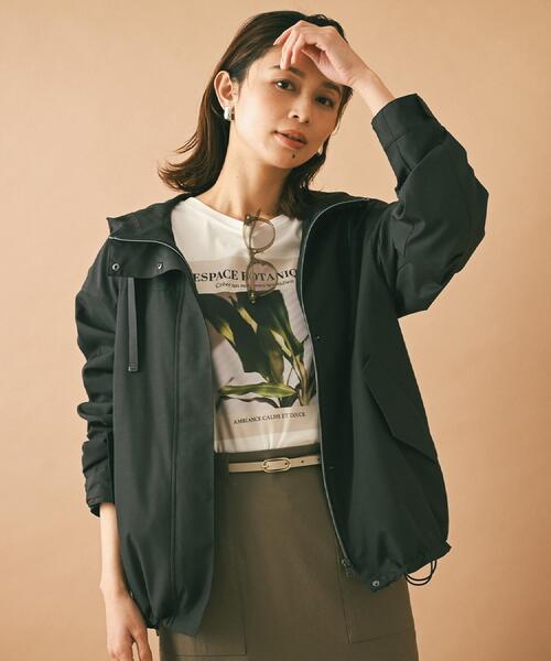 UNTITLED（アンタイトル）の「【洗える/はっ水】リラクシーマウンテンパーカー（ブルゾン・レディース・ベージュ/チャコールグレー/オフホワイト・04/03/02/01/42/00/44/46/48/50）」の3枚目の写真