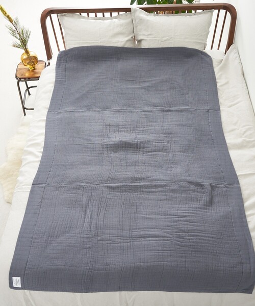 collex（コレックス）の「【神藤タオル】SHINTO INNER PILE BLANKET　3枚つなぎ　188×130（ブランケット・レディース・チャコールグレー/ブルー/アイボリー/ピンクベージュ・フリー）」の11枚目の写真