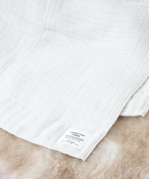 collex（コレックス）の「【神藤タオル】SHINTO INNER PILE BLANKET　3枚つなぎ　188×130（ブランケット・レディース・チャコールグレー/ブルー/アイボリー/ピンクベージュ・フリー）」の12枚目の写真