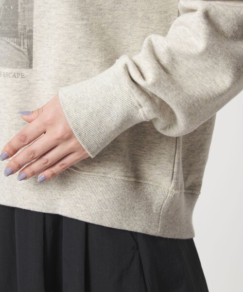 green label relaxing(グリーンレーベルリラクシング)の「【WEB限定】<at ease>フォト プリント スウェット プルオーバー(スウェット・レディース・ライトグレー/ネイビー/ホワイト・FREE)」の22枚目の写真