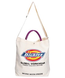 【DICKIES/ディッキーズ】LOGO PRINT ROPE 2WAY SHOULDER / ロゴプリントロープ2wayショルダーバッグ