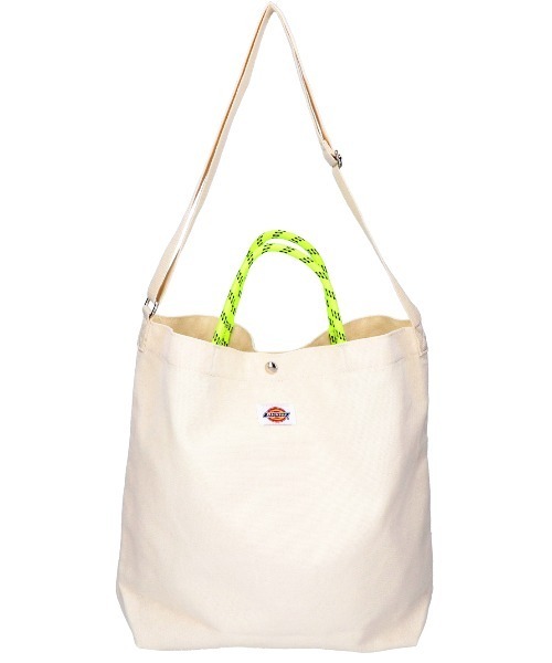Dickies(ディッキーズ)の「【DICKIES/ディッキーズ】LOGO PRINT ROPE 2WAY SHOULDER / ロゴプリントロープ2wayショルダーバッグ(ショルダーバッグ・レディース・ブラック系/アイボリー/ブラック/オフホワイト・FREE)」の7枚目の写真