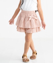 nino | 【綿100％】ラメハートプリントキュロットパンツ(その他パンツ)