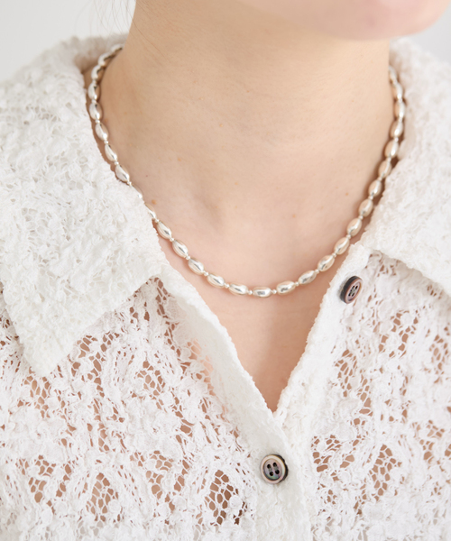 IENA（イエナ）の「quip queint/クィップ クエイント seed necklace 40cm ネックレス QU248（ネックレス・レディース・シルバー・FREE）」の4枚目の写真