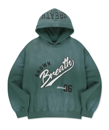 BREATH WASHED HOODIE - GREEN