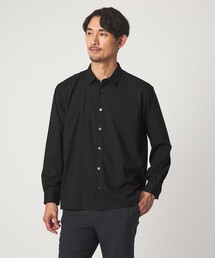 【WEB限定】JUST fit ウールライク コンフォート シャツ -横ストレッチ-