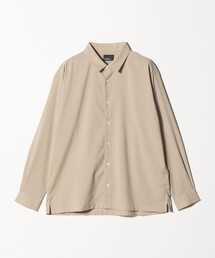 【WEB限定】JUST fit ウールライク コンフォート シャツ -横ストレッチ-