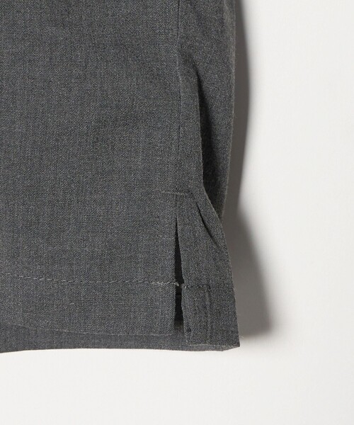 green label relaxing(グリーンレーベルリラクシング)の「【WEB限定】JUST fit ウールライク コンフォート シャツ -横ストレッチ-(シャツ/ブラウス・メンズ・ダークグレー/モカ/ブラック・L/M/S/XL)」の10枚目の写真