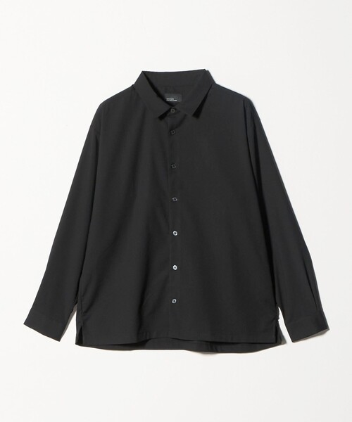 green label relaxing(グリーンレーベルリラクシング)の「【WEB限定】JUST fit ウールライク コンフォート シャツ -横ストレッチ-(シャツ/ブラウス・メンズ・ダークグレー/モカ/ブラック・L/M/S/XL)」の15枚目の写真